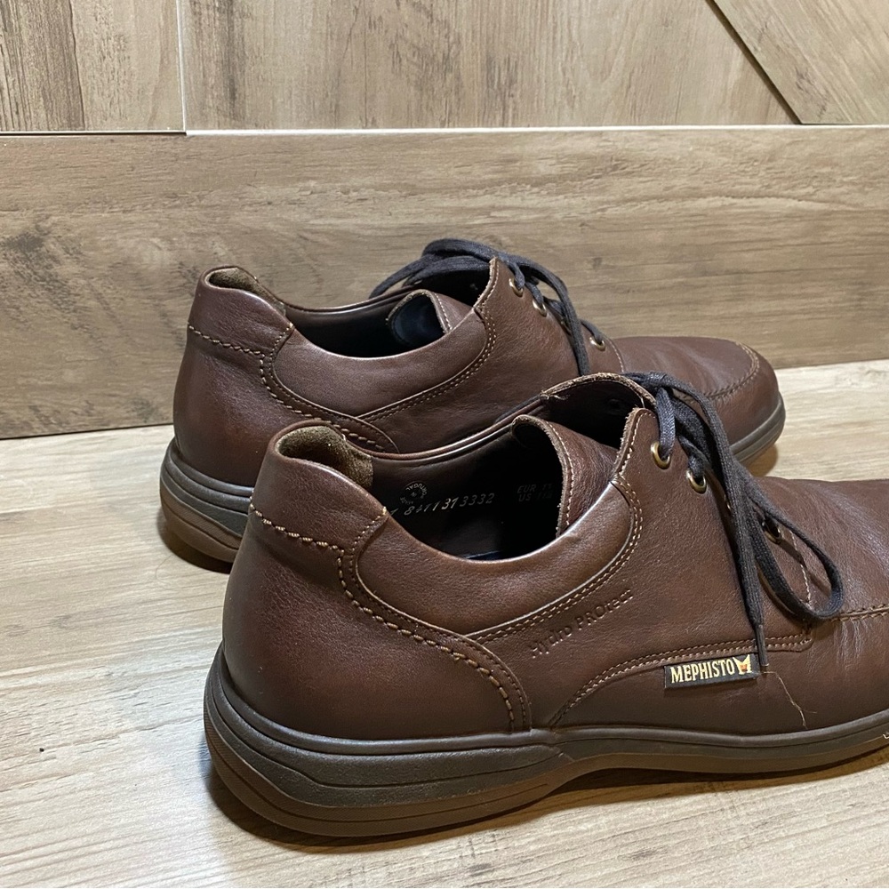 Mephisto Douk Hydroprotect Moc Toe Derby Leather Men's Shoe Sz 11.5 Ecco Insoles - Picture 3 of 13